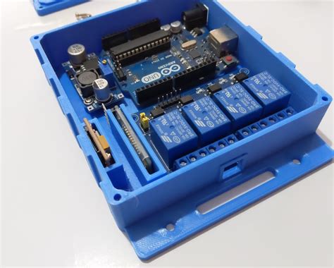 sheet metal box container arduino|arduino case project box.